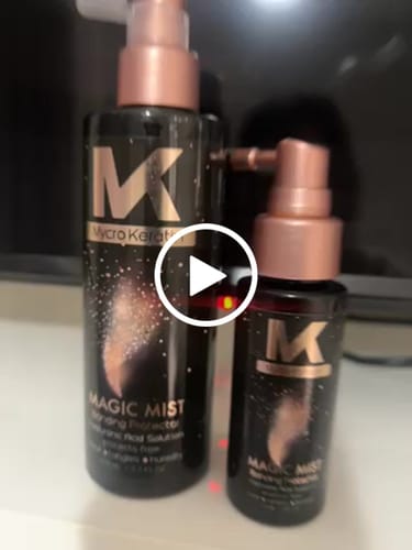 Customer video review of Mycro Keratin Magic Mist Bonding Protector 200ml