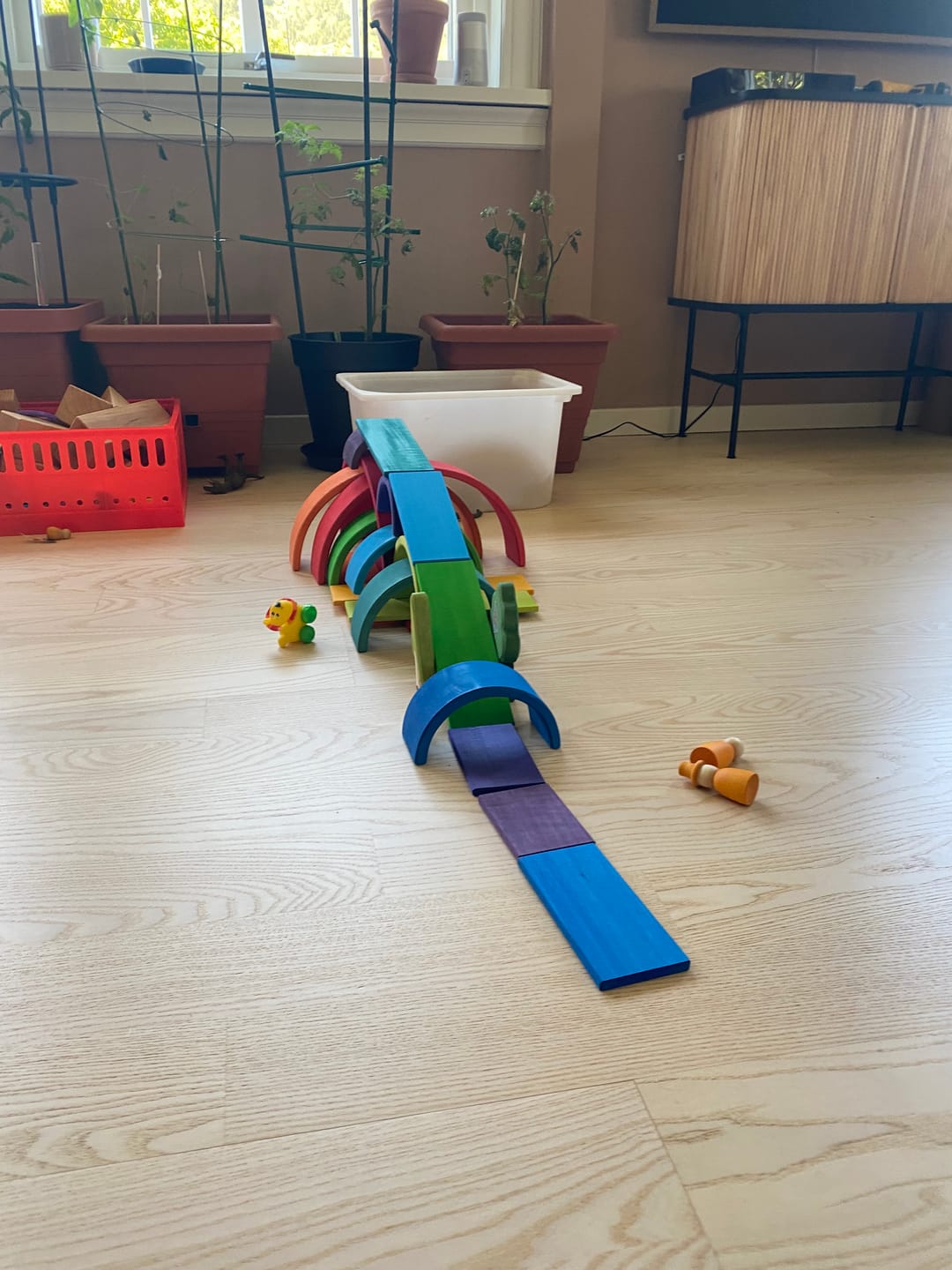 Customer photo review of Planker - regnbuefarger