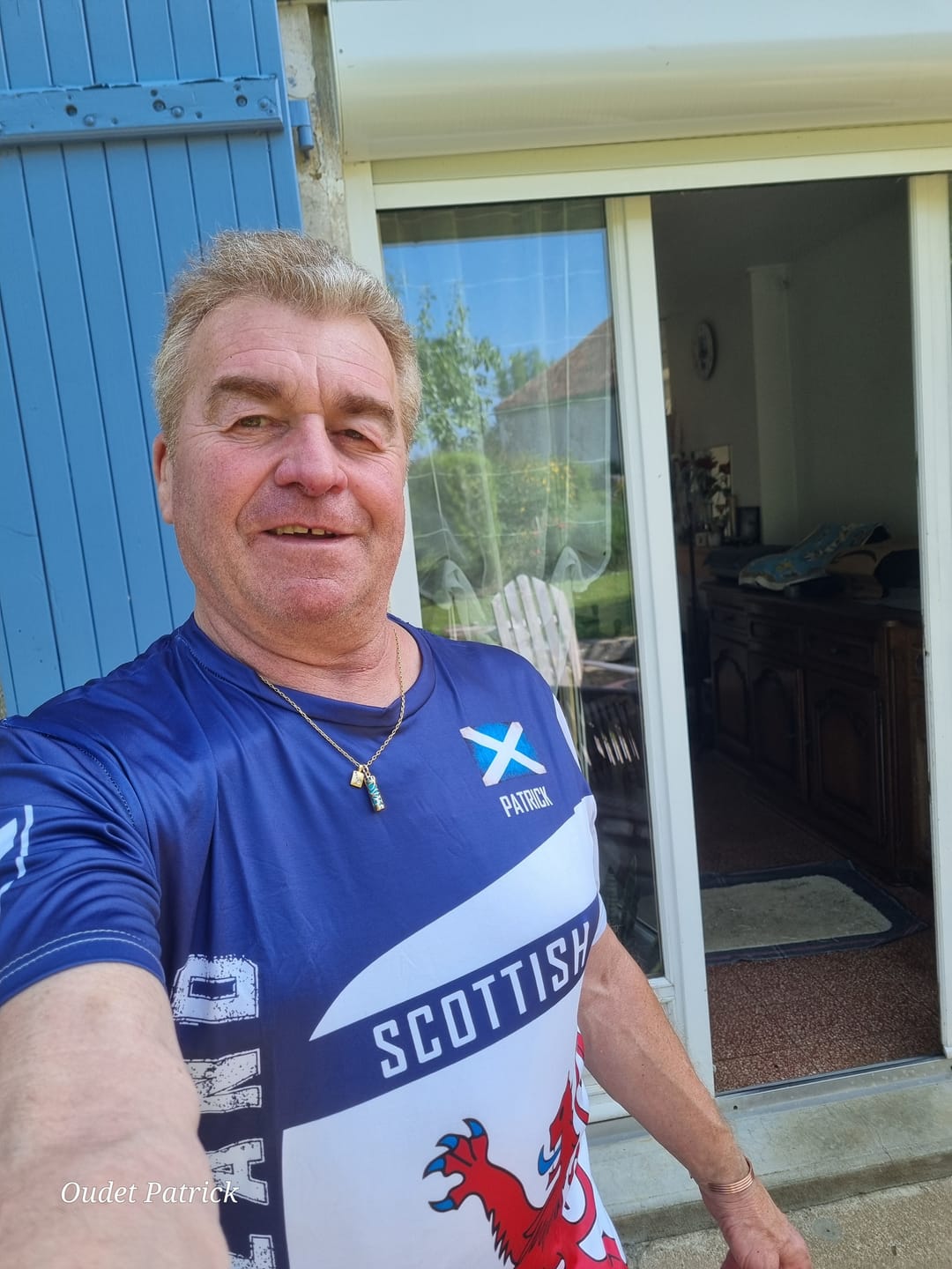 Customer photo review of Unisex Shirt, Custom Scotland Shirt, Scottish, Scotland T-Shirt, Scotland Clothing