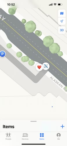 Customer photo review of SPOTMINDERS. Tracking card