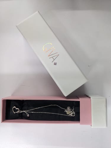 Customer photo review of Silver Heart Melting Chain Anklet