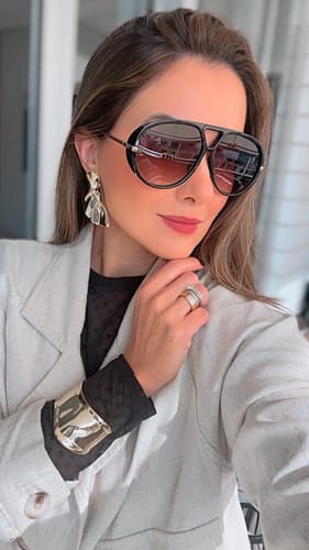 Customer photo review of Óculos Veneza