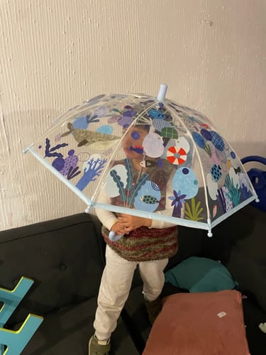 Customer photo review of Paraguas amigos del mar small