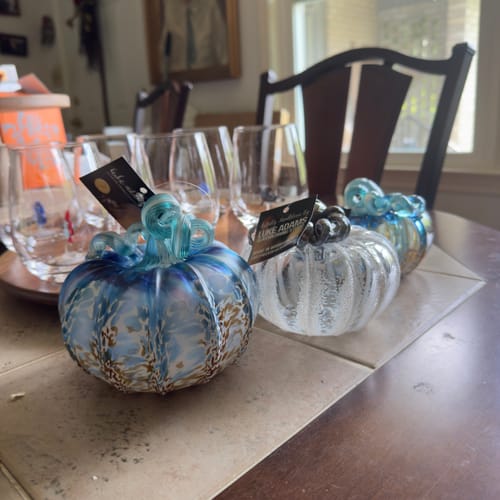 Customer photo review of Summer Beachy Squat Pumpkin