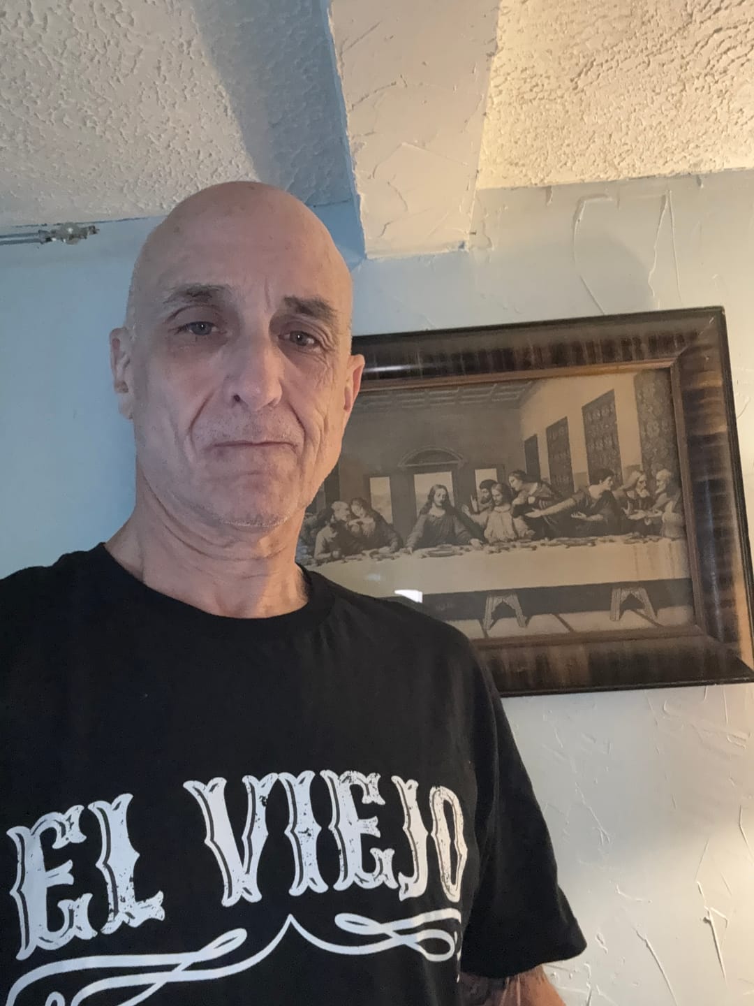 Customer photo review of The OG El Viejo Old School Tee