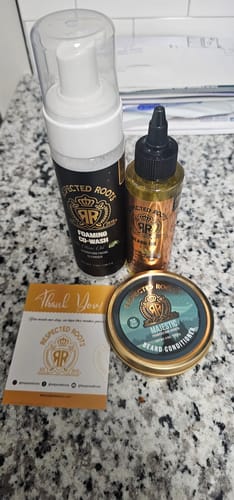 Customer photo review of Beard Care Kit
