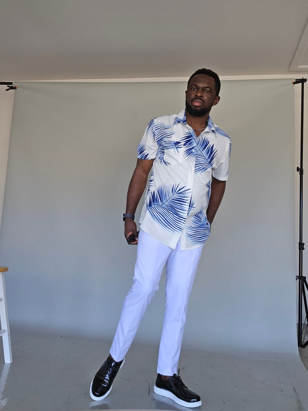 Customer photo review of Men's Lazio Patent Prestige