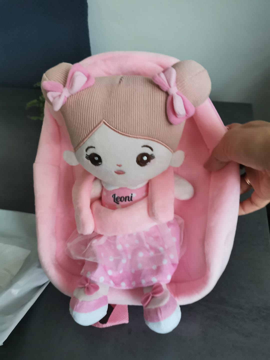 Customer photo review of Rucksack mit Puppentrage