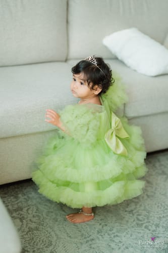 Customer photo review of Elegant Baby Girls Beauty Pageant Dress Toddler Birthday Party Dresses