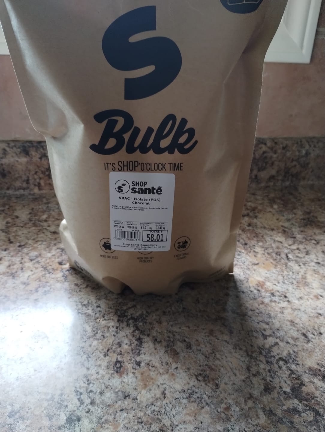 Customer photo review of VRAC - Whey (1lb)