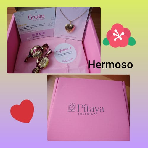 Customer photo review of Relicario Love Personalizado