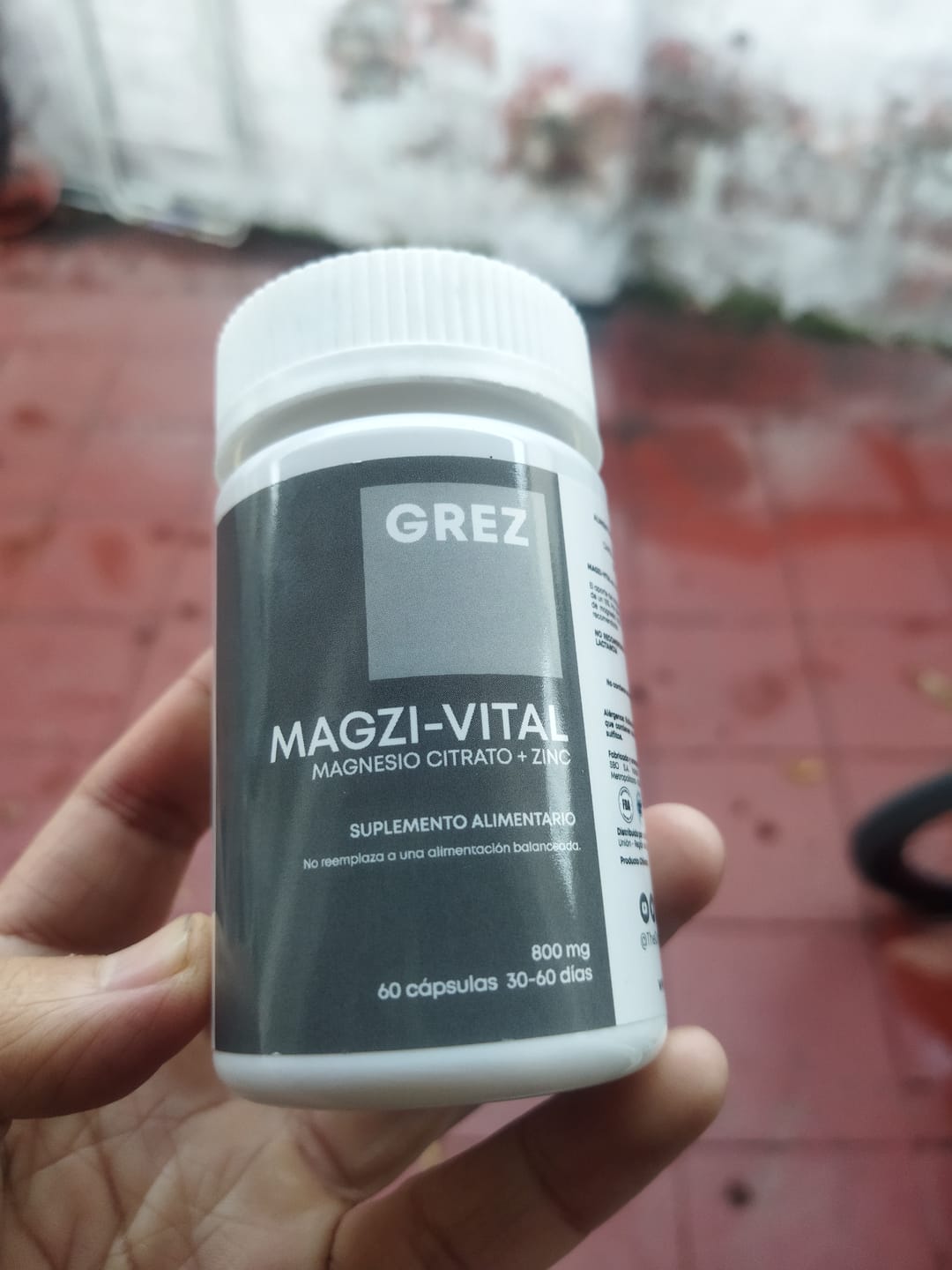 Customer photo review of MAGZI-VITAL - 800mg magnesio citrato + zinc