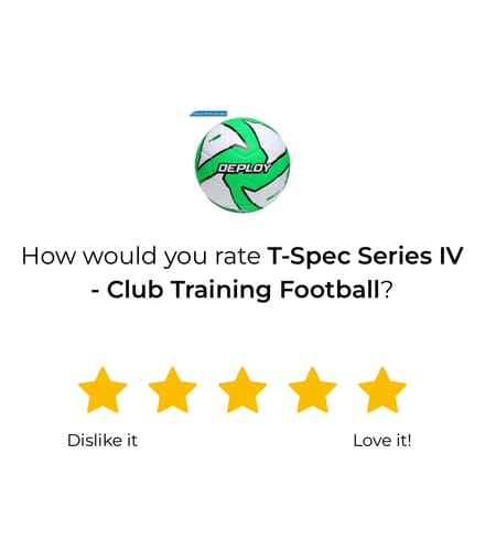 Customer photo review of T-Spec Series IV - Club Training Football
