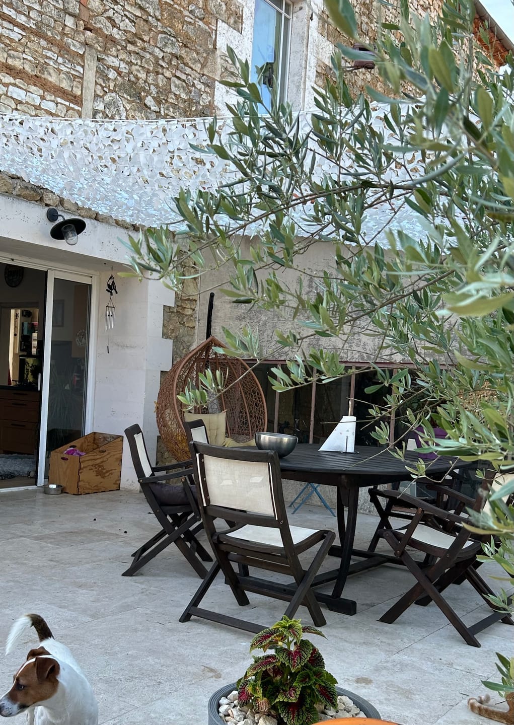 Customer photo review of White Camo Netting Sun Shade