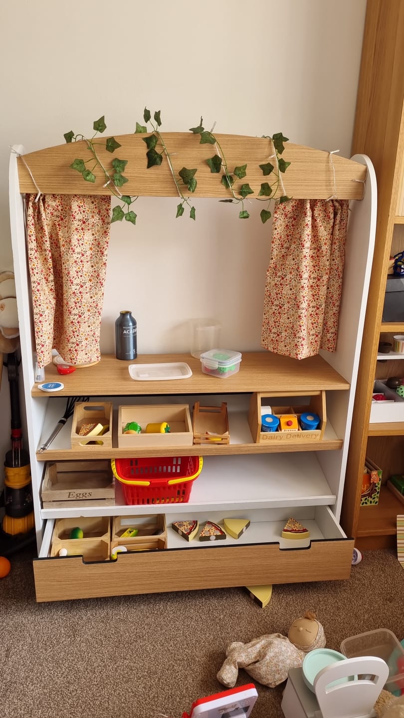Customer photo review of Spring Floral Rose & Hubble Cotton Poplin Fabric