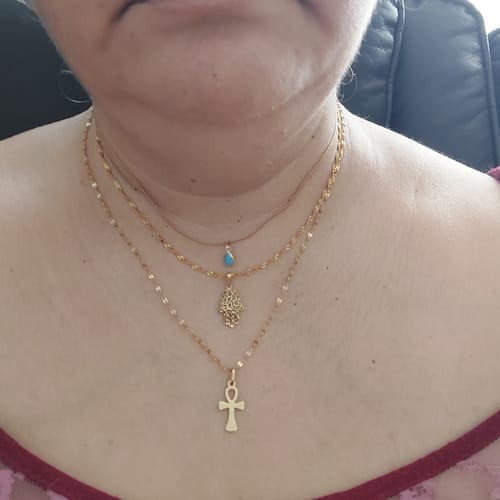 Customer photo review of Dainty Necklace - 55cm
