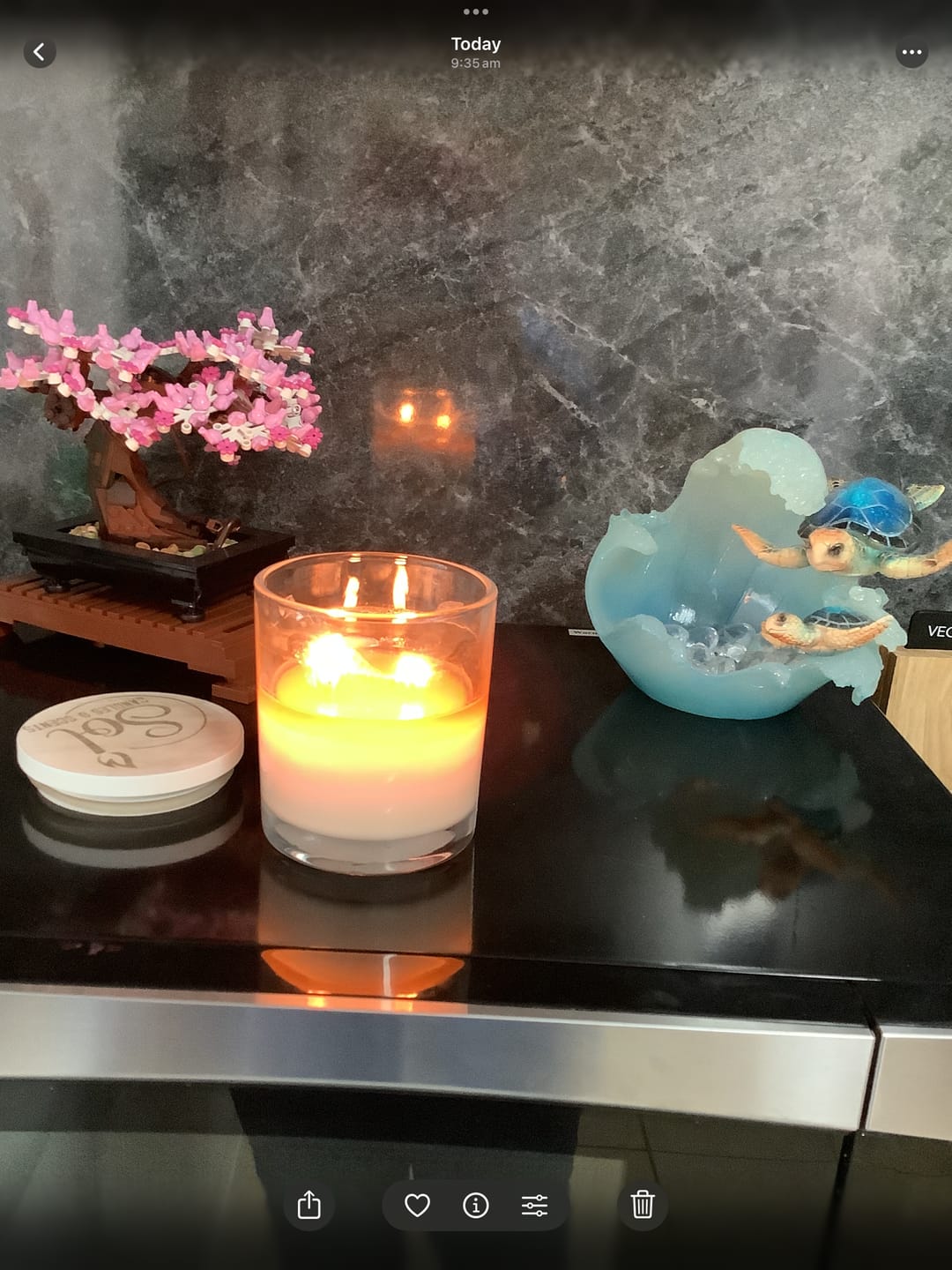 Customer photo review of Refill Soy Xlarge Candle
