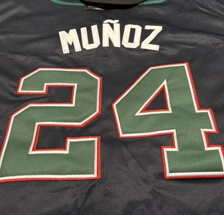 Customer photo review of Mexico Heritage Custom Baseball Jersey