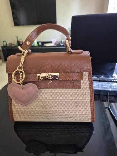 Customer photo review of Polly Top Handle Bag