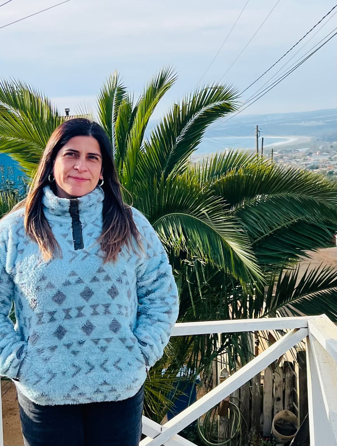 Customer photo review of Chaqueta Nomada Print Mujer