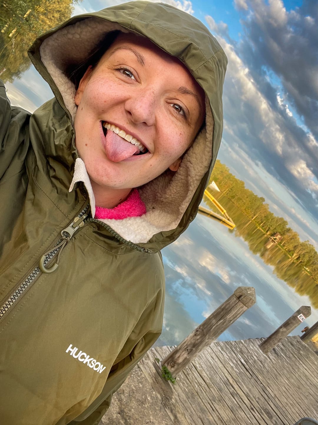 Customer photo review of Huckson Waterproof Change Robe