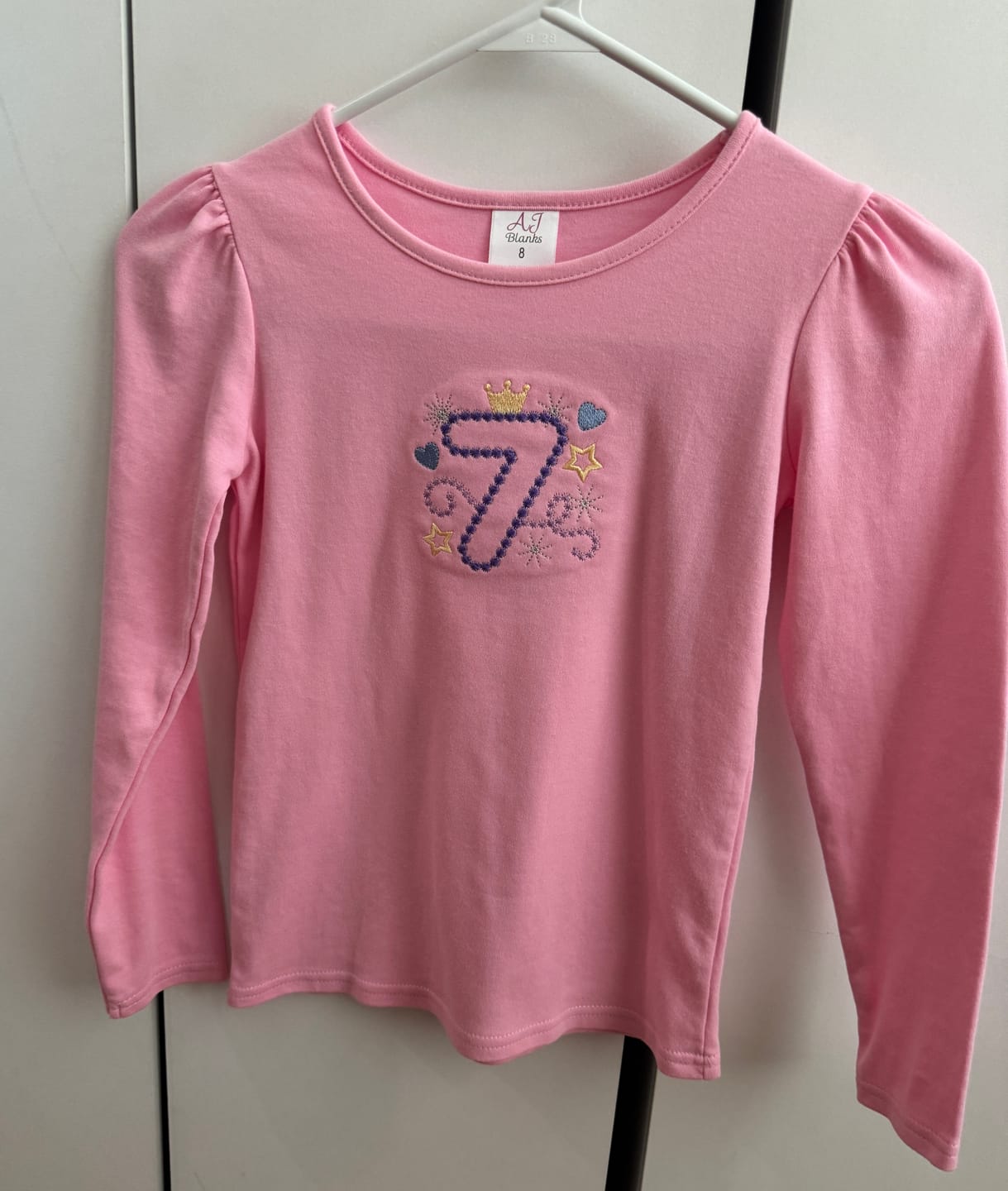 Customer photo review of Girl's Long Sleeve Shirts