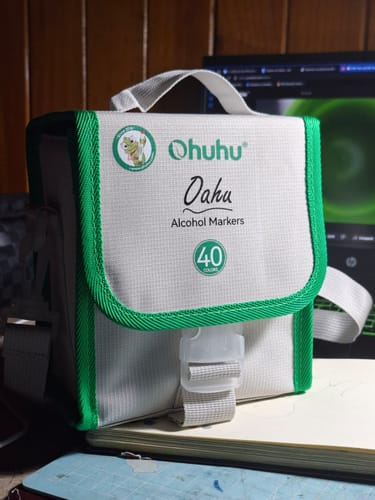 Customer photo review of Ohuhu - Set 40 Marcadores al Alcohol Oahu Doble Punta
