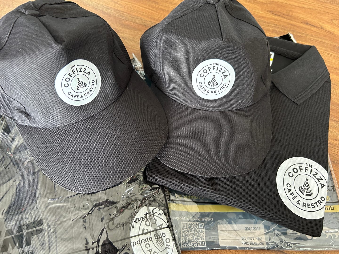 Customer photo review of Customized Polo T-Shirt & Cap  | With Your Company Logo | PrintMine.in