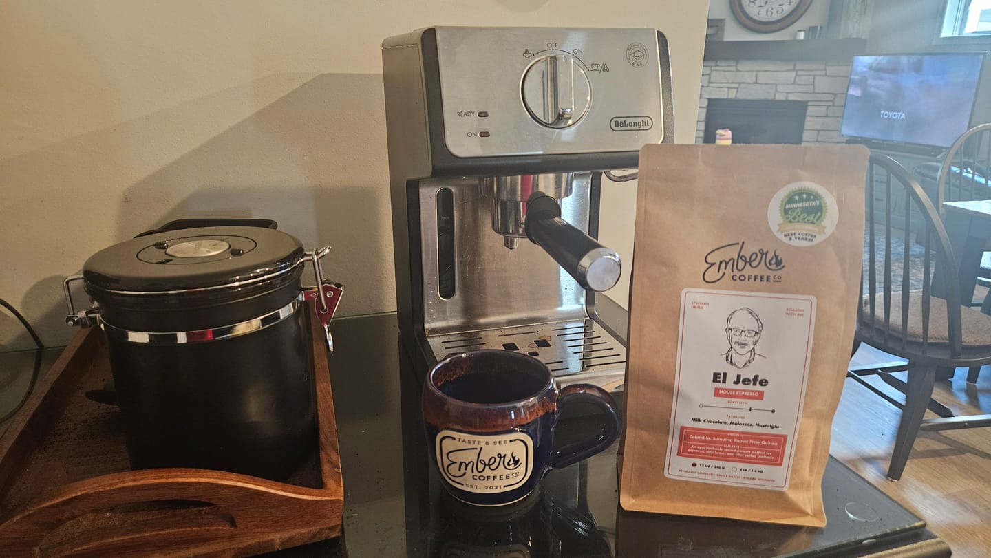 Customer photo review of El Jefe Espresso