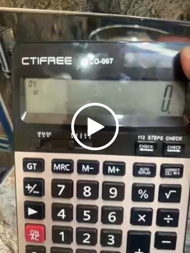 Customer video review of CTIFree ECO5 Calculator