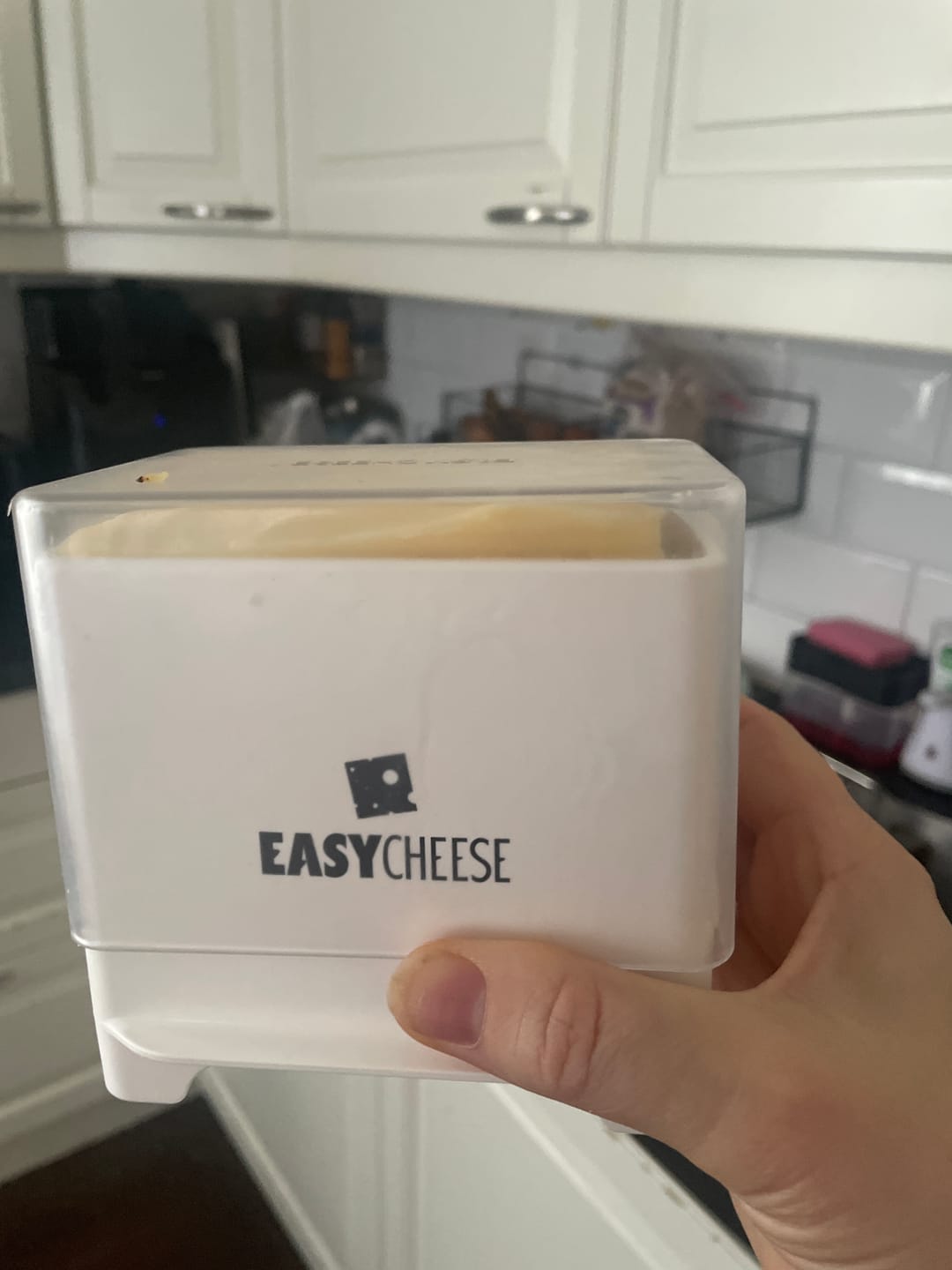 Customer photo review of EasyCheese® Osteklokke Original - Hvit