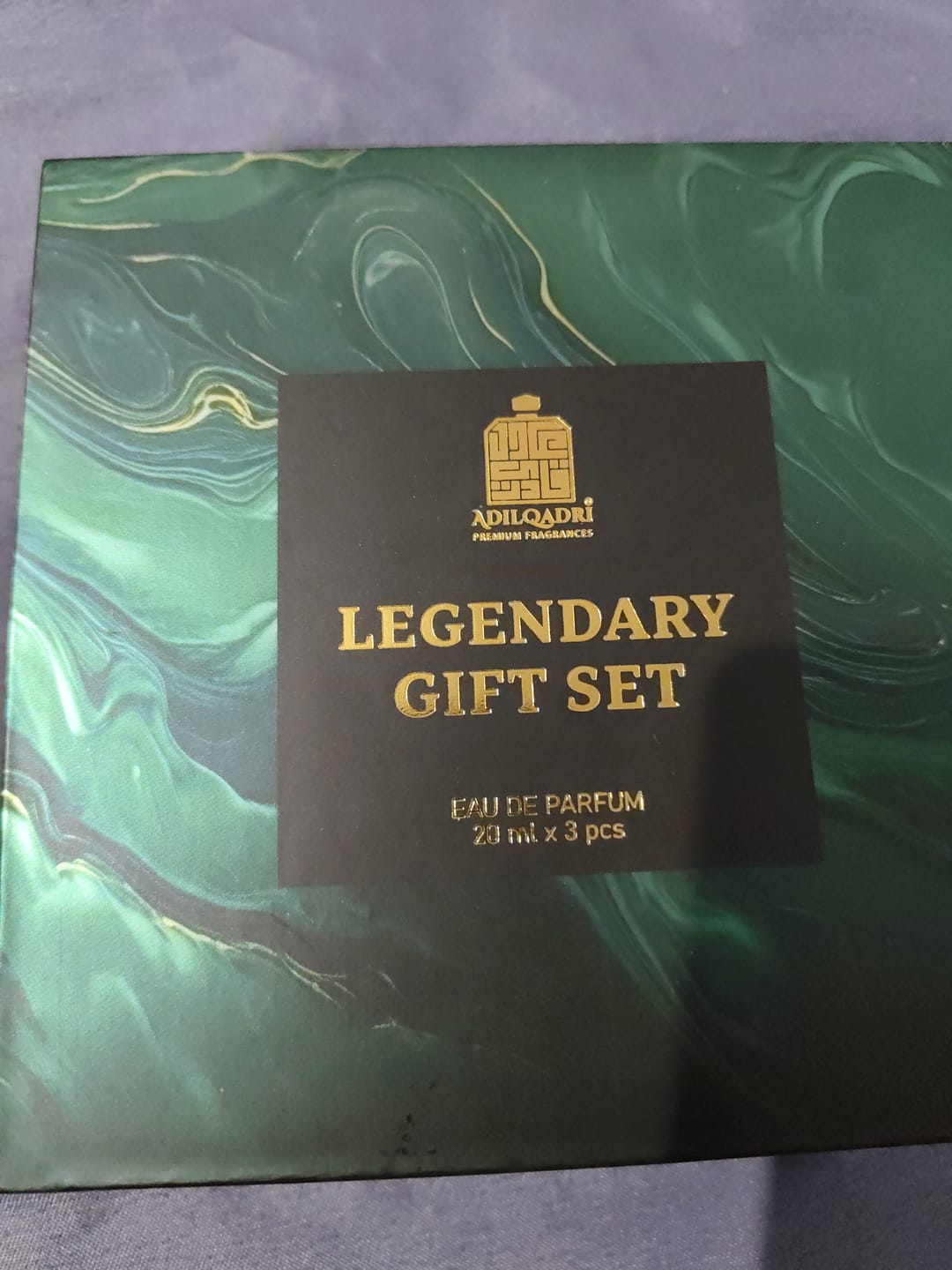 Customer photo review of Legendary Gift Set 3 Pcs Set of Premium Perfume Spray