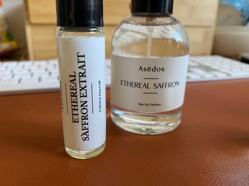 Customer photo review of ETHEREAL SAFFRON EXTRAIT PERFUME OIL