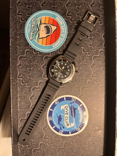 Customer photo review of Divecore - American FKM - HP Professional Diving Watch Strap - Black