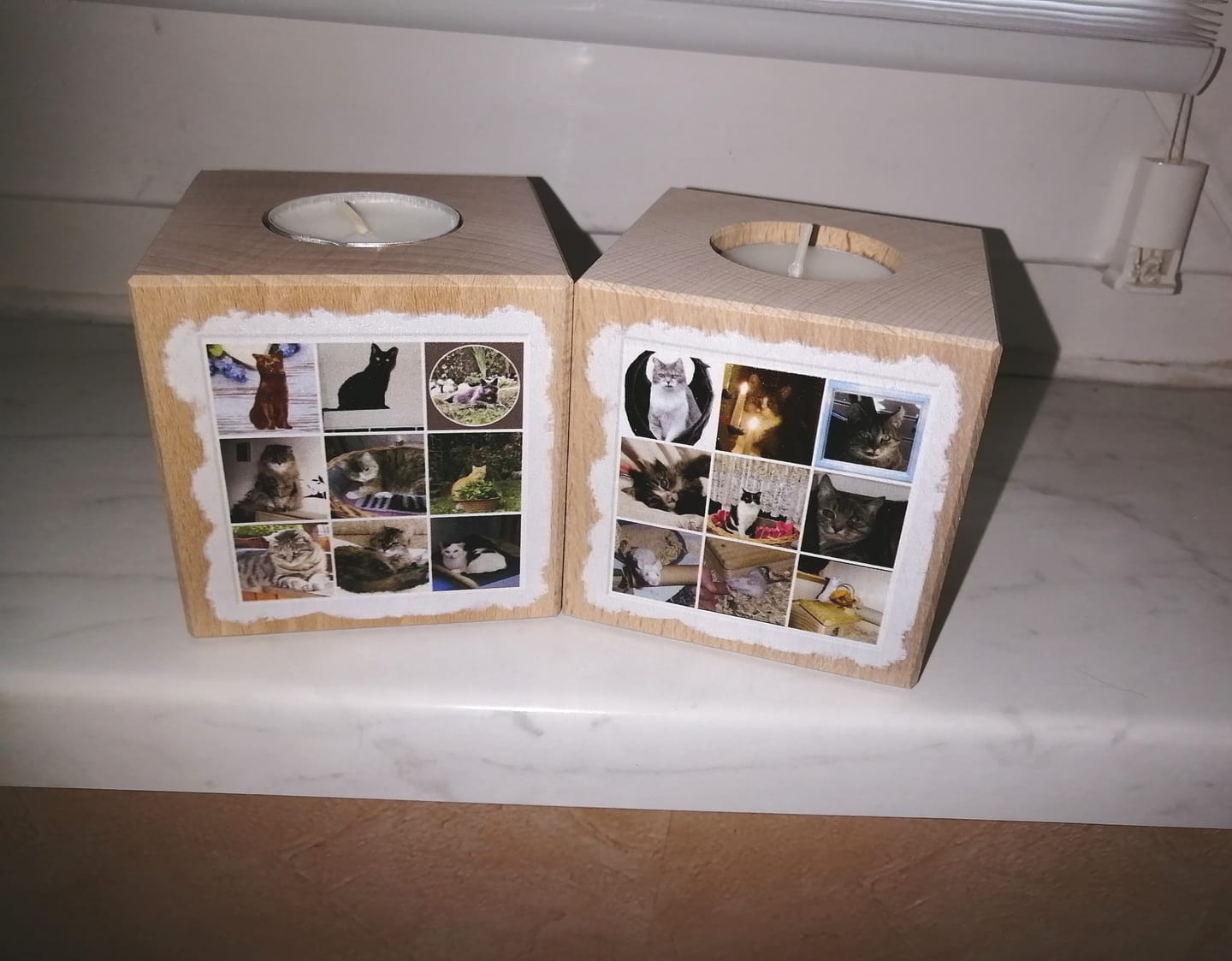 Customer photo review of Dein Foto - Individueller Kerzenwürfel