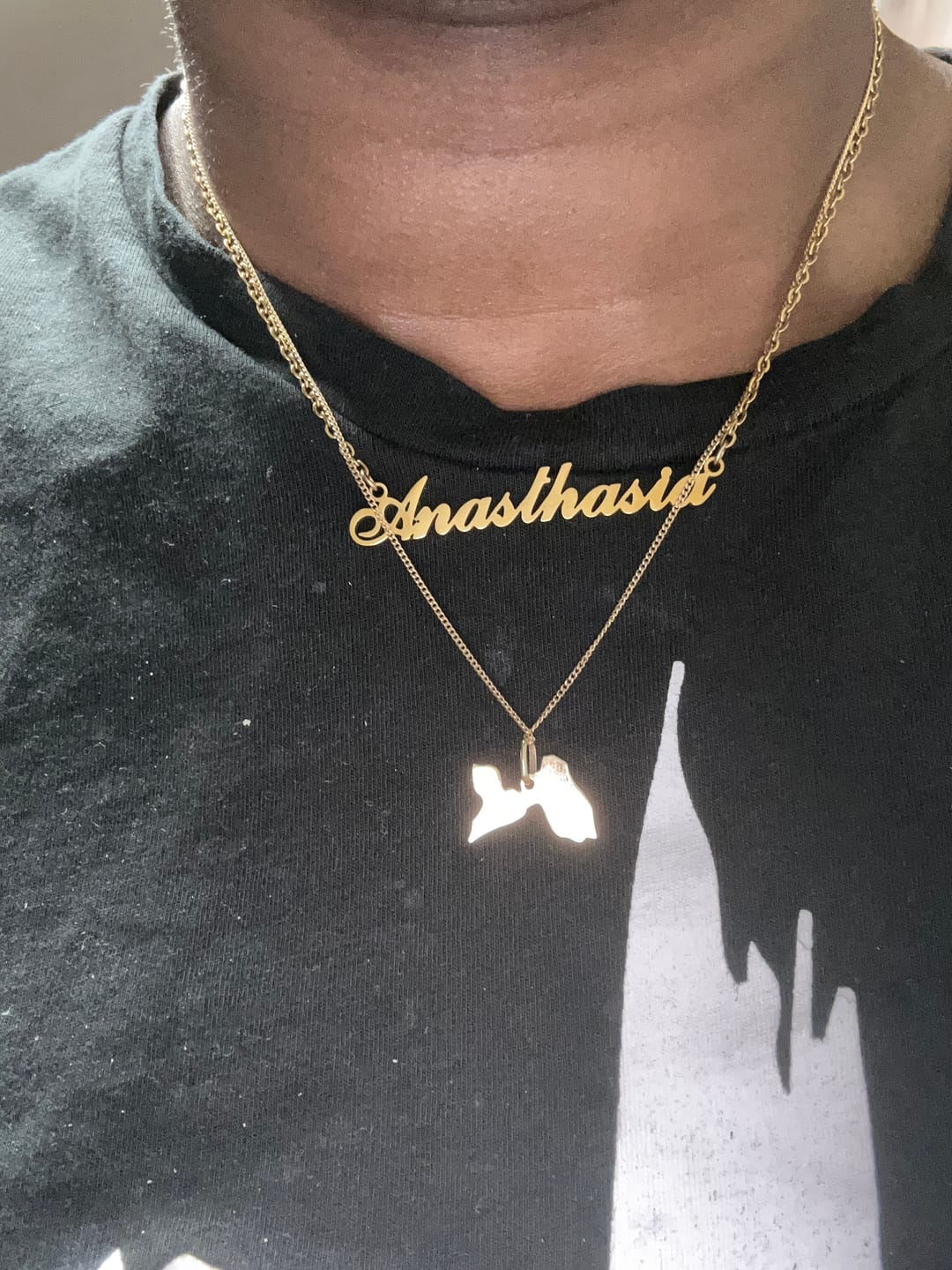 Customer photo review of Collier Prénom Style Classique