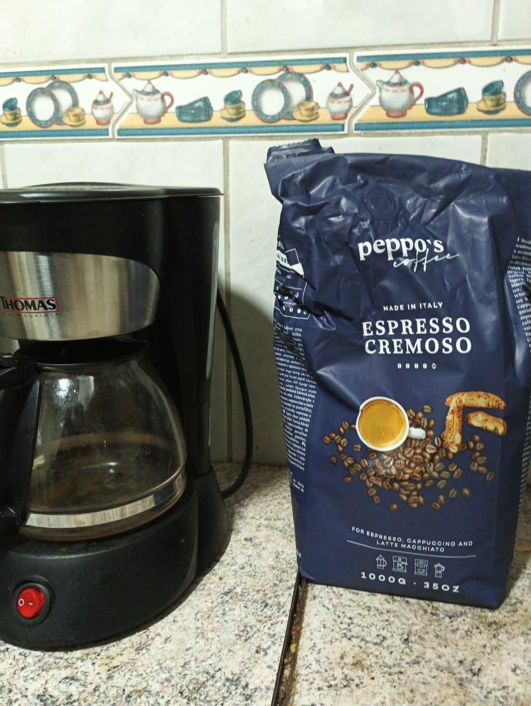 Customer photo review of Peppo's Espresso Cremoso 1kg
