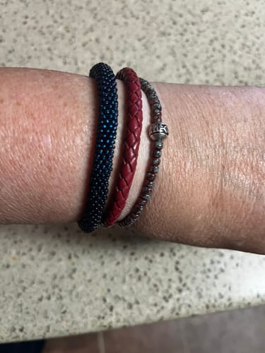 Customer photo review of Seed Bead - Sterling Silver