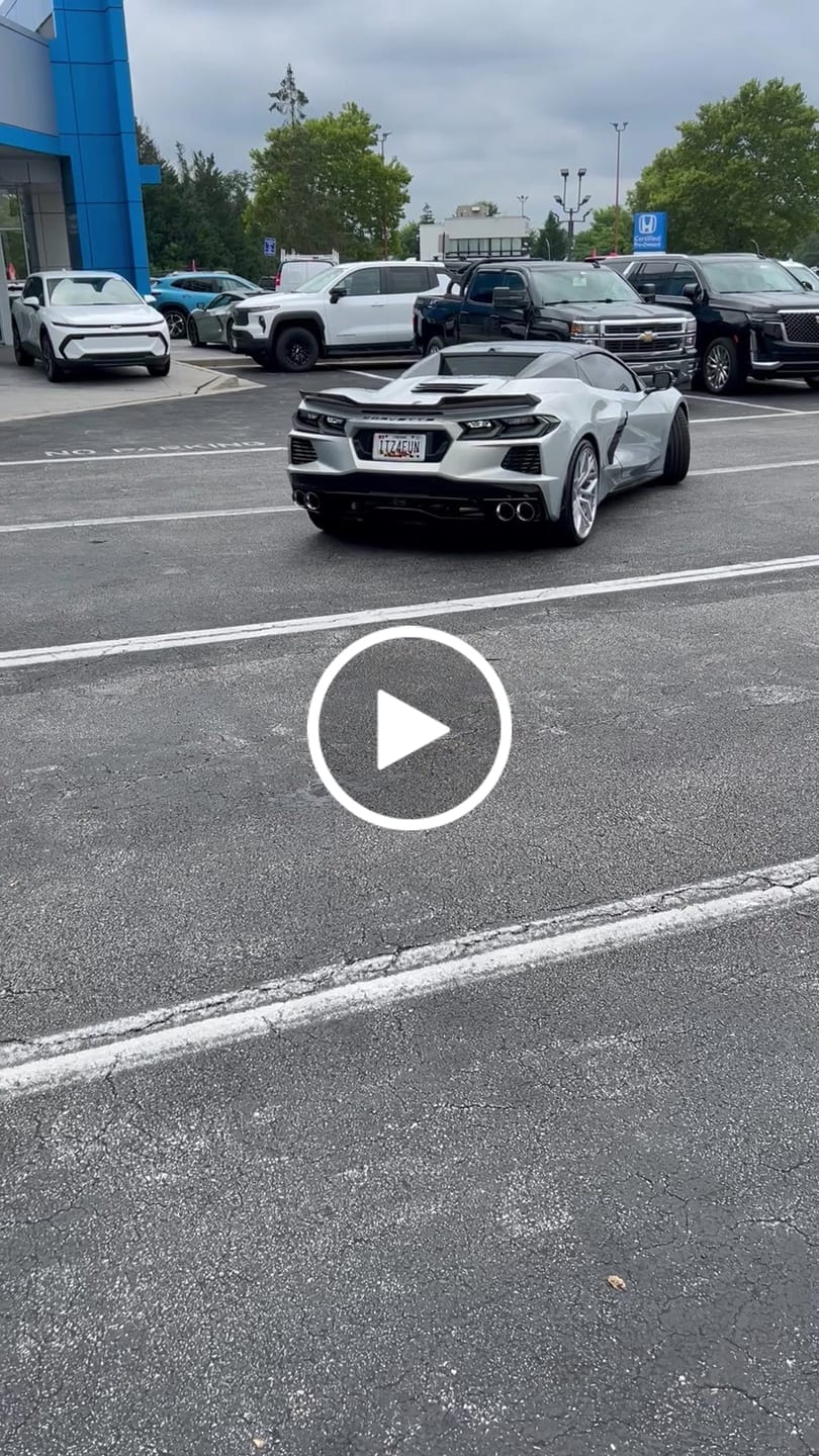 Customer video review of Chevrolet Corvette C8 Rear Ducktail Spoiler