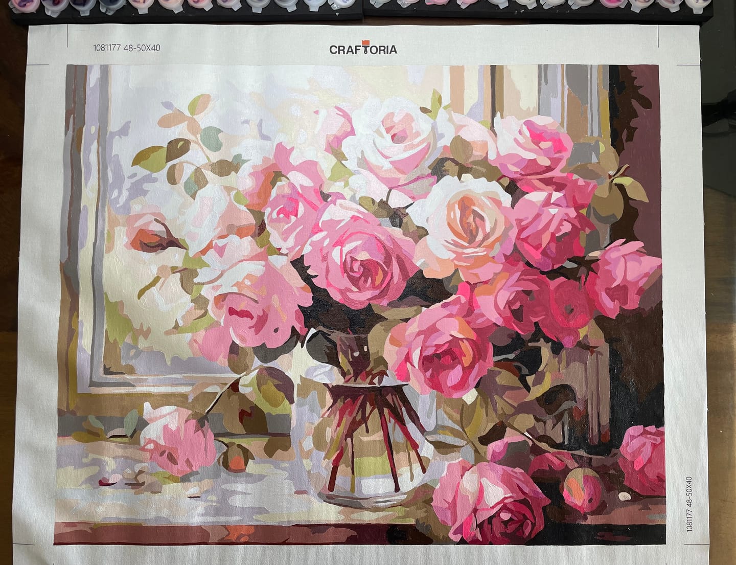 Customer photo review of Numbered Roses