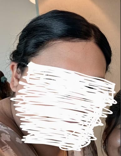 Customer photo review of Banda Frontal Invisible - Cabello Natural 100% REMY