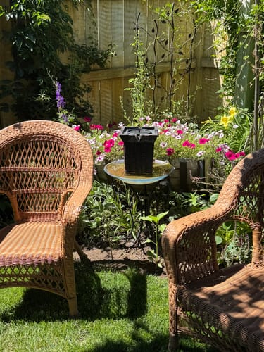 Customer photo review of Fortezza Cordless Fountain Tower