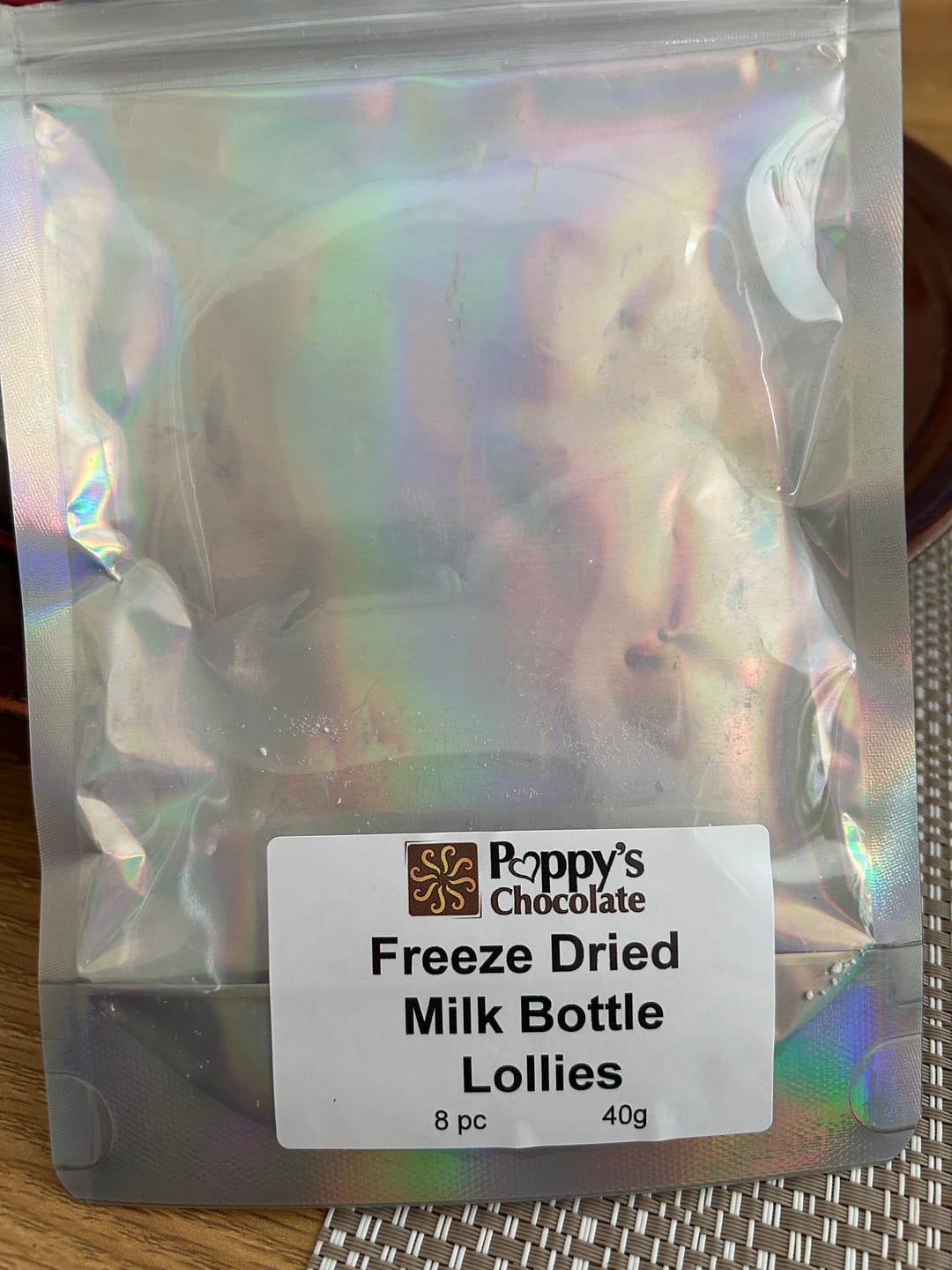 Customer photo review of Freeze Dried Milk Bottle Lollies