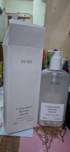 Customer photo review of Bad Skin™ Korean Collagen Bomb Hydrating Ampoule