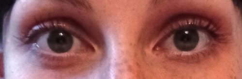 Customer photo review of Wimpernserum Plus