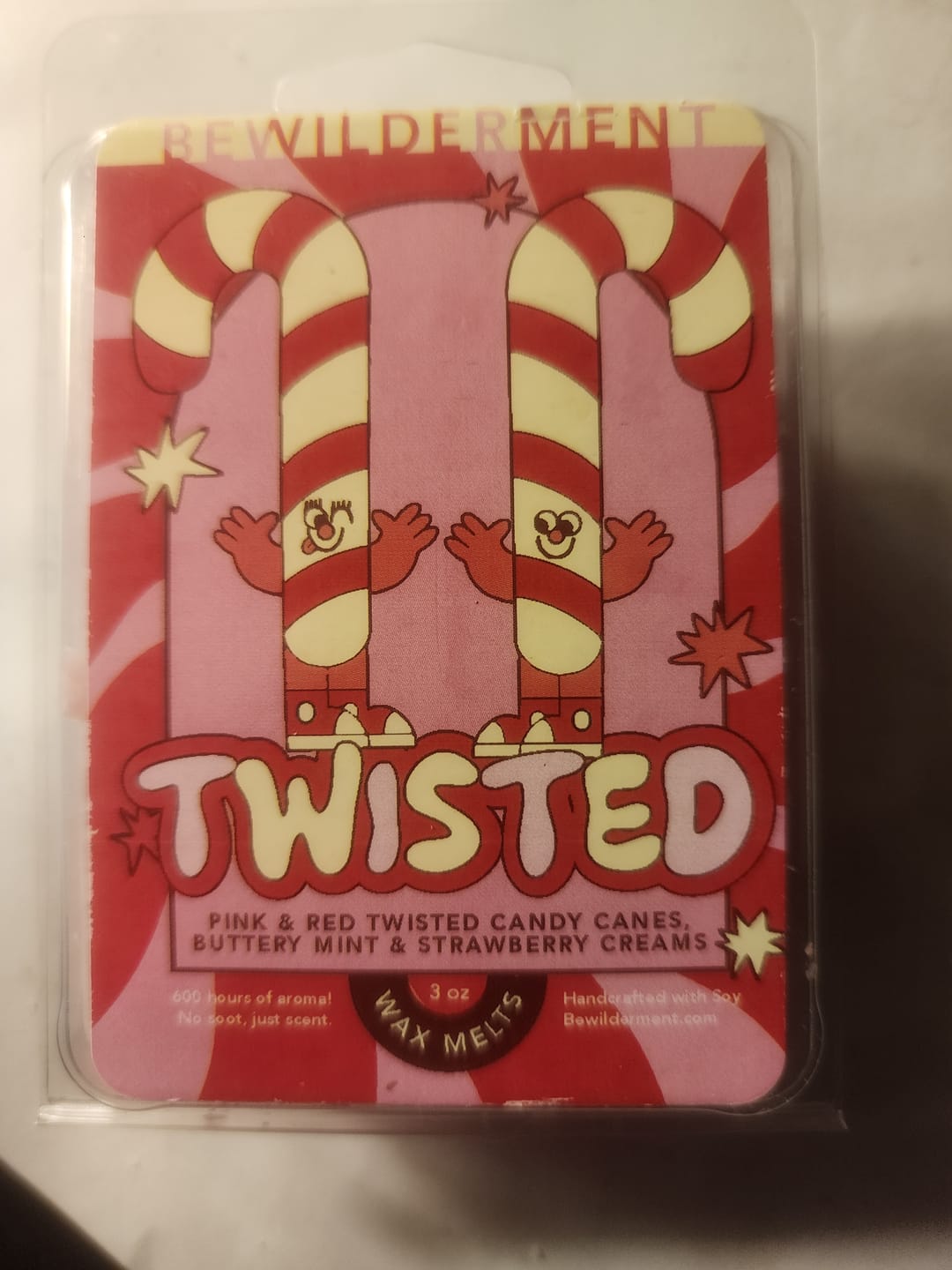 Customer photo review of Twisted Peppermint Wax Melts