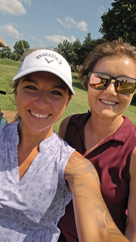 Customer photo review of Wild West Women's Sleeveless Polo