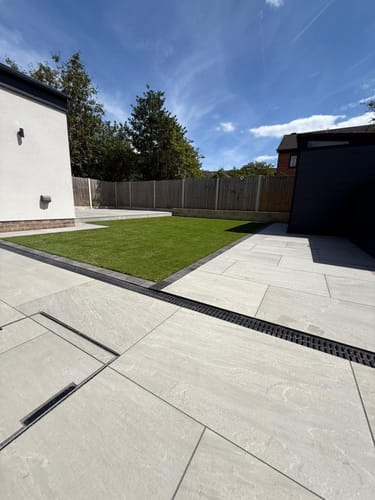 Customer photo review of Kandala - Grey Porcelain Paving Tiles - 900 x 600 x 20mm