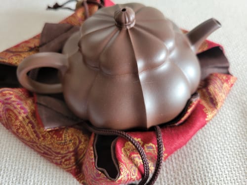 Customer photo review of Jin Wen petals Yixing teapot　150ml