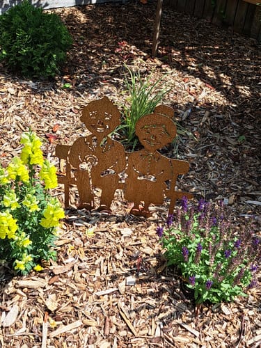 Customer photo review of Gartenstecker Oma & Opa